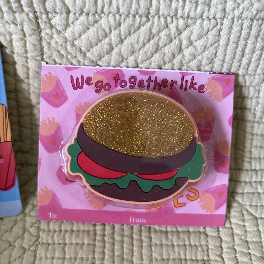Exchange Cards, A Lot Of 8 Unicorn French Fries Rainbow (pencil Sharpeners)